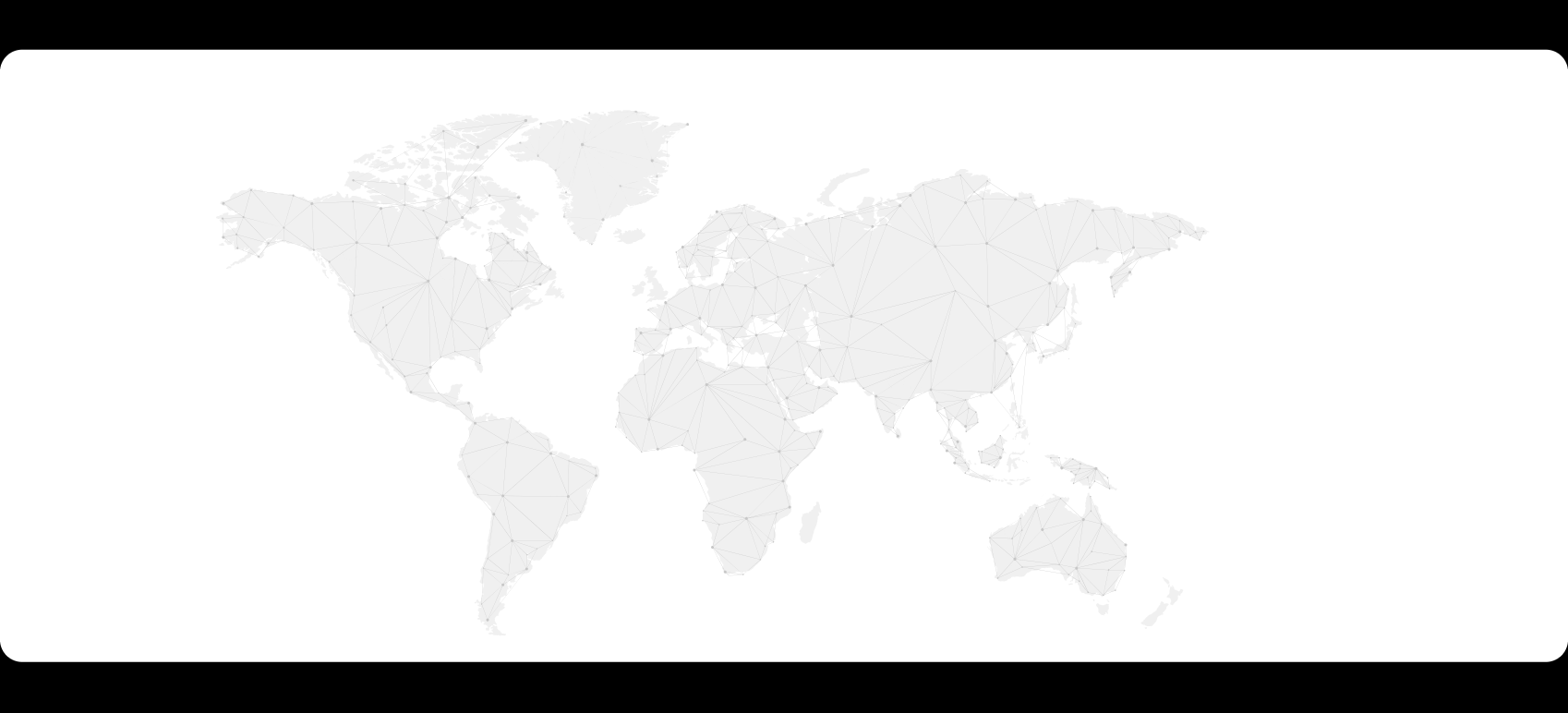 World map showing enterprise deployments